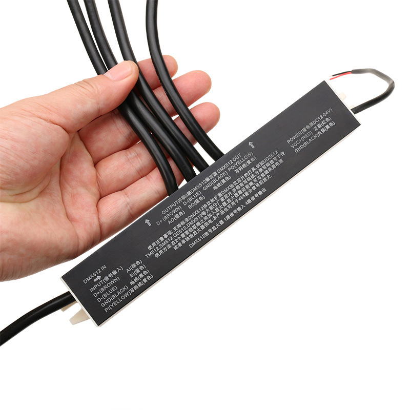 DC12-24V DM-150 DMX512 1 Channels Signal Amplifier For LED Strip Light DC12-24V DM-150 DMX512 1 Channels Signal Amplifier For LED Strip Light